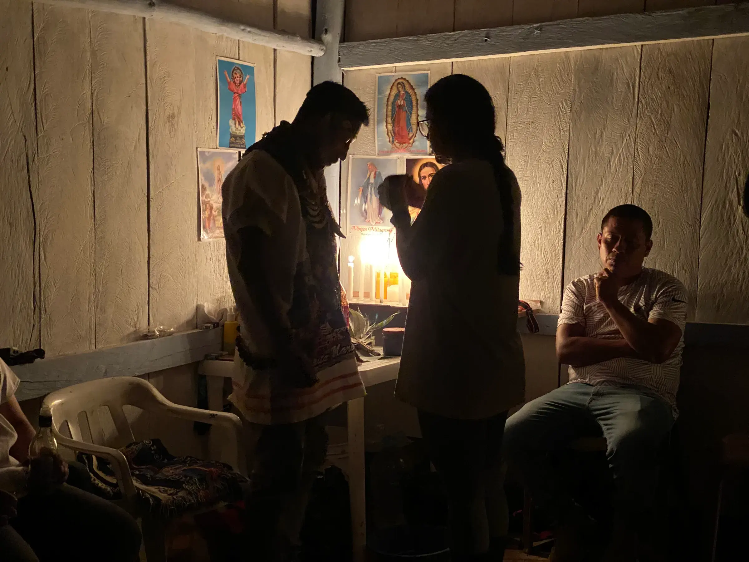 Ceremonia de Yagé en la noche