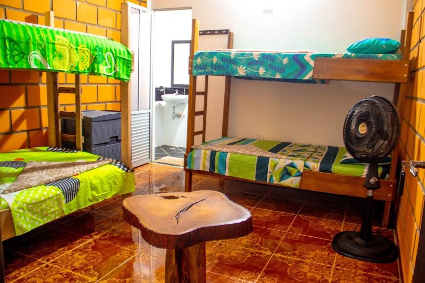 Literas en el dormitorio compartido